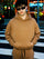 Sudadera Unisex Oversize Lazy de Loco Monky Brown by LOCO MONKY