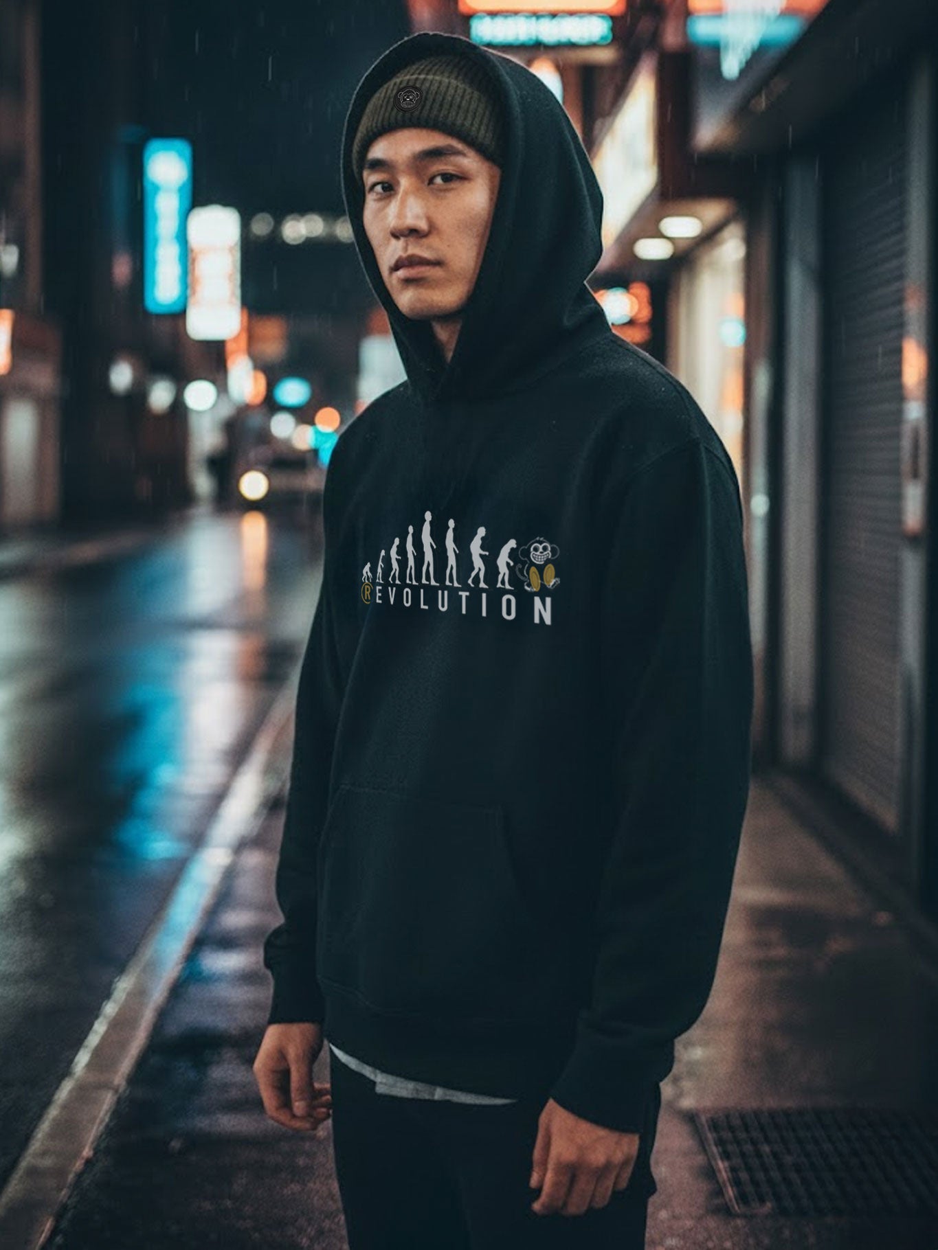 Sudadera unisex Revolution de Loco Monky