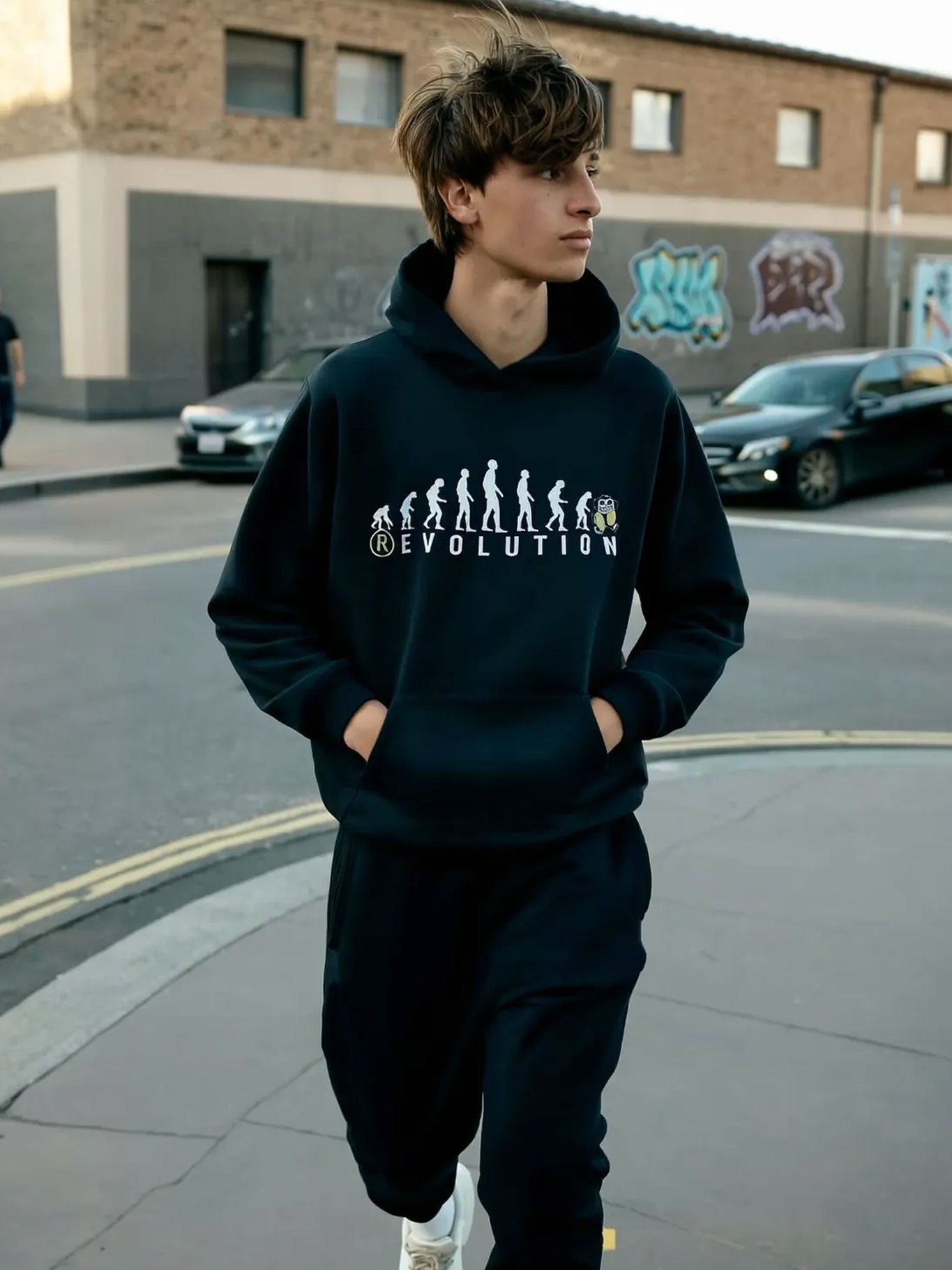 Sudadera unisex Revolution de Loco Monky