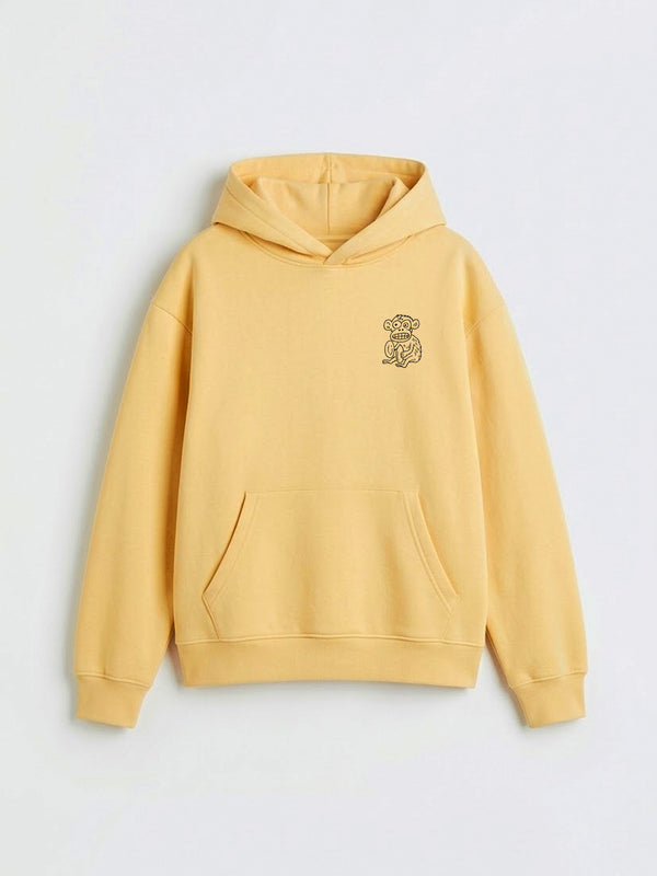 Sudadera Unisex Songs de Loco Monky Soft Yellow by LOCO MONKY