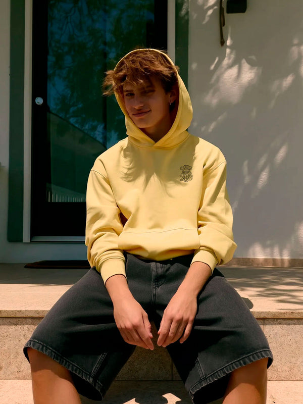 Sudadera Unisex Songs de Loco Monky Soft Yellow by LOCO MONKY