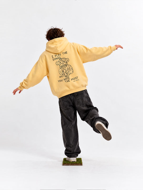 Sudadera Unisex Songs de Loco Monky Soft Yellow