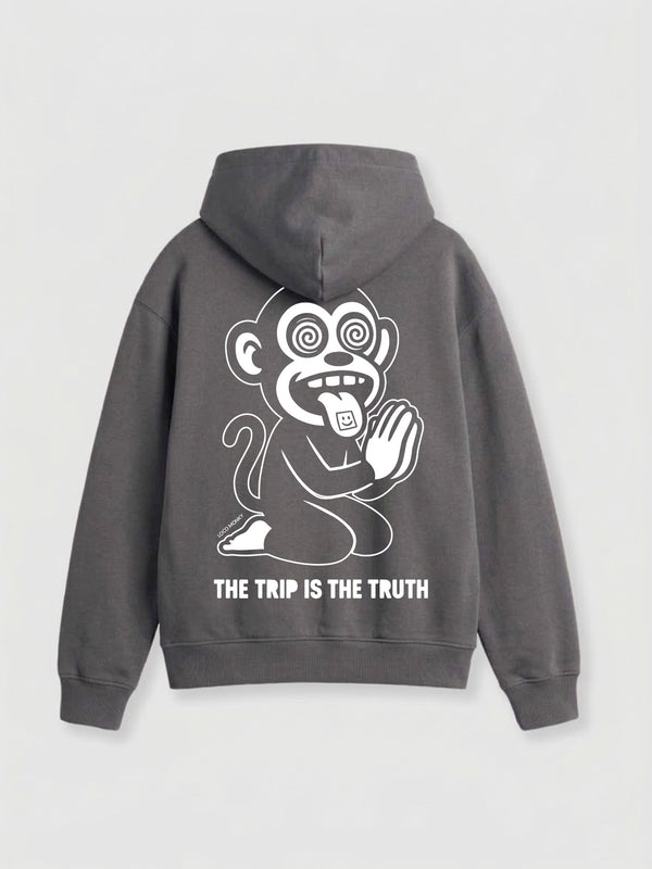 Sudadera Unisex Trip de Loco Monky Deep Grey by LOCO MONKY
