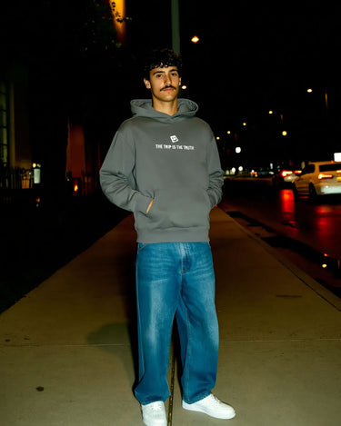 Sudadera Unisex Trip de Loco Monky Deep Grey by LOCO MONKY