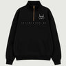 Sudadera Oversize Unisex Love Me & Hate Me de Loco Monky Black sudaderas de hombre LOCO MONKY