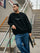 Sudadera Unisex Oversize Bendita Locura Bordado de Loco Monky Black by LOCO MONKY