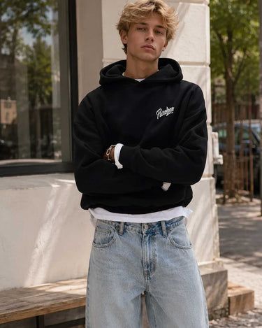 Sudadera Oversize Boxy Unisex Puro Loco Black by LOCO MONKY