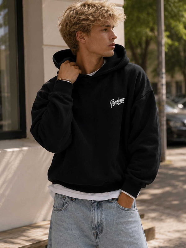 Sudadera Oversize Boxy Unisex Puro Loco Black by LOCO MONKY