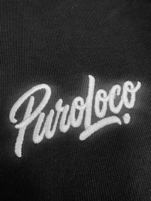 Sudadera Oversize Boxy Unisex Puro Loco Black by LOCO MONKY