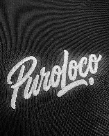 Sudadera Oversize Boxy Unisex Puro Loco Black by LOCO MONKY