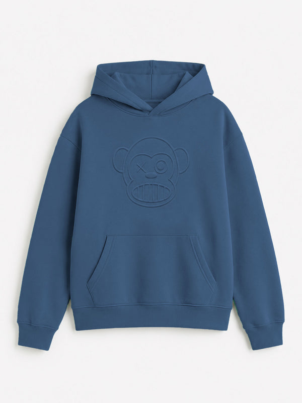 Sudadera Unisex Puro Loco 3D Deep Blue