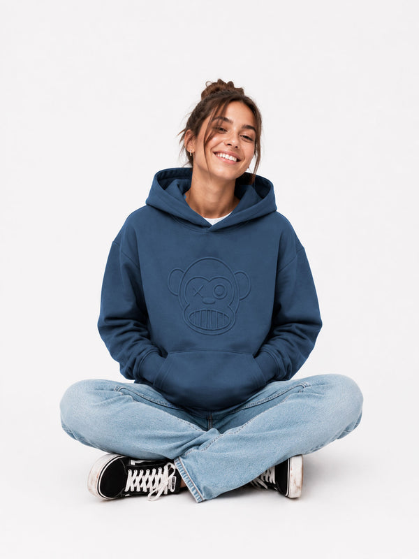 Sudadera Unisex Puro Loco 3D Deep Blue