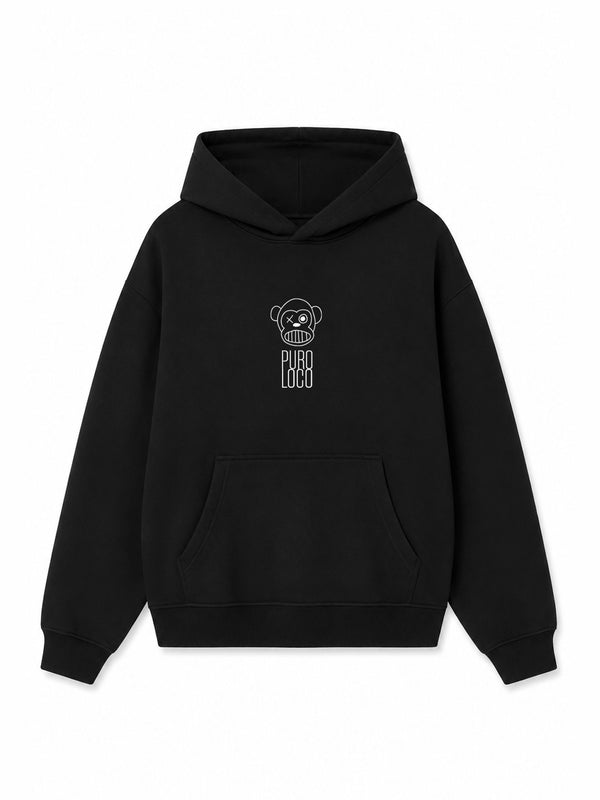 Sudadera Unisex Puro Loco Black