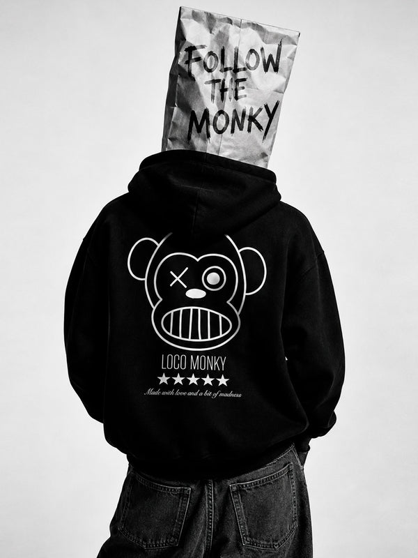 Sudadera Unisex Puro Loco Black