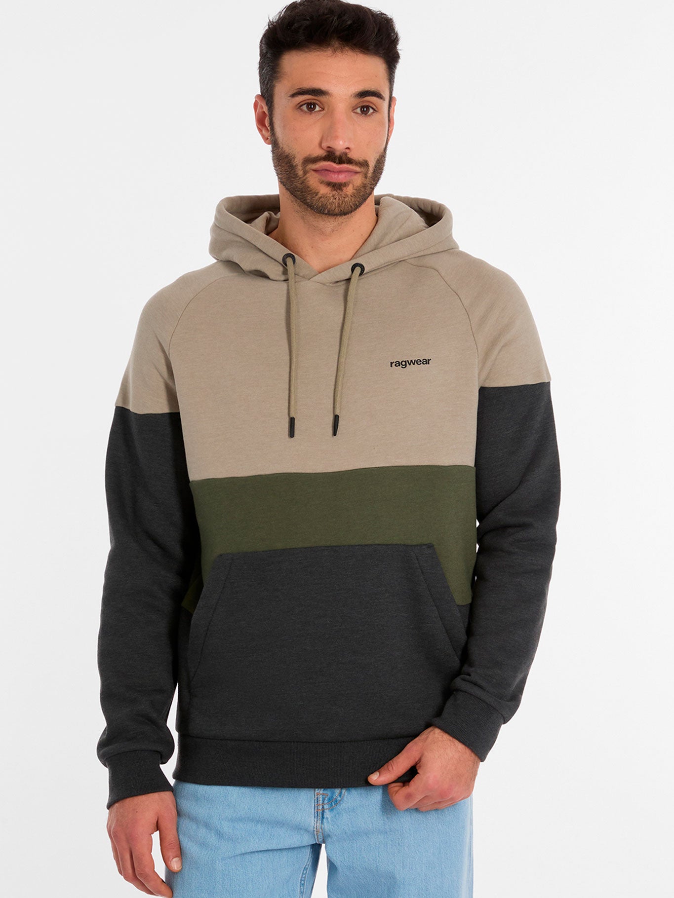 Sudadera de hombre color block Bress II de Ragwear by ragwear