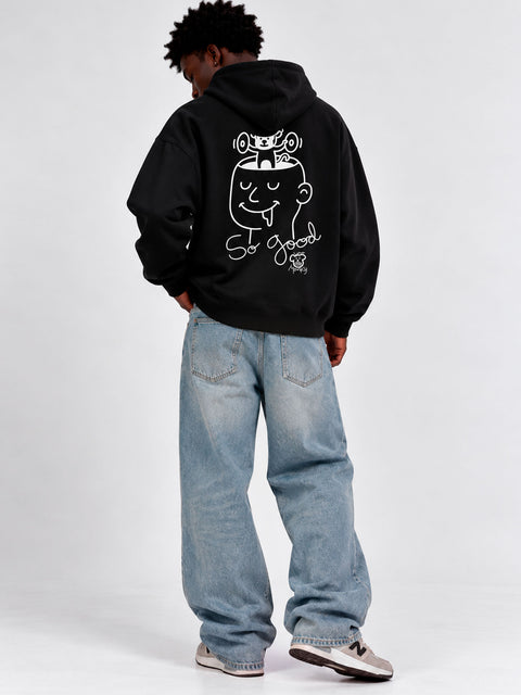 Sudadera Unisex So Good de Loco Monky Black