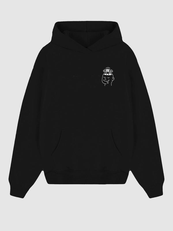 Sudadera Unisex So Good de Loco Monky Black by LOCO MONKY