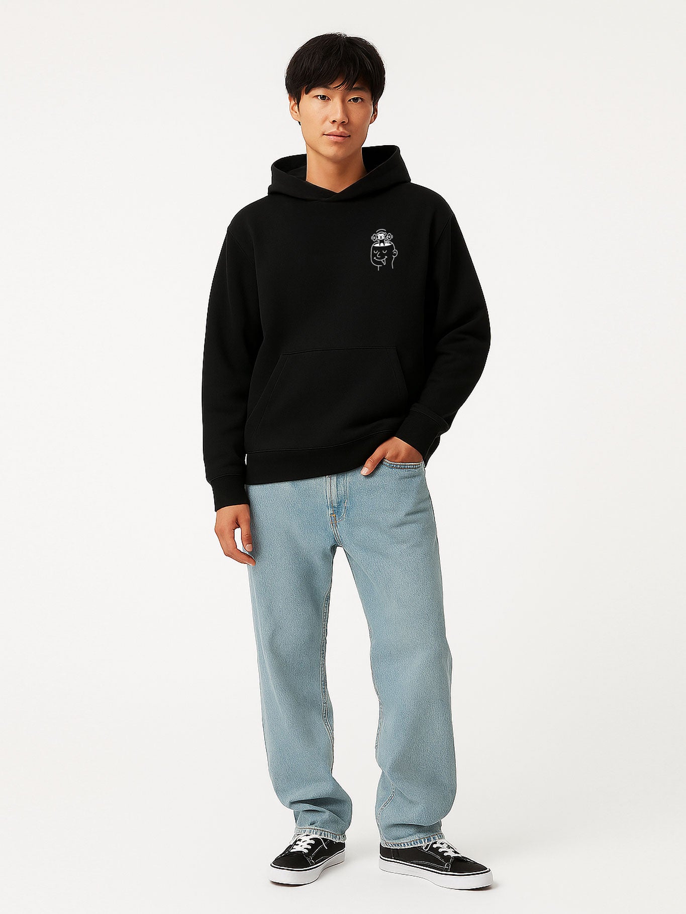 Sudadera Unisex So Good de Loco Monky Black