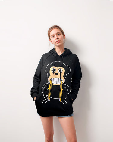 Sudadera con capucha unisex BIG LOCO Num wear Black - NUM wear