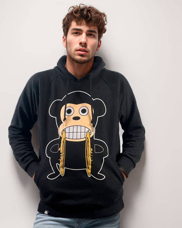 Sudadera con capucha unisex BIG LOCO Num wear Black - NUM wear