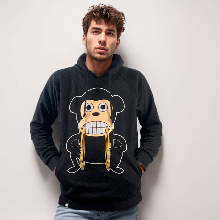 Sudadera con capucha unisex BIG LOCO Num wear Black - NUM wear