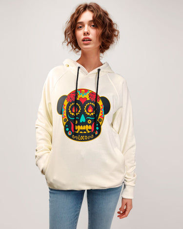 Sudadera Loco Monky MEXICO color Old White NUM wear - NUM wear