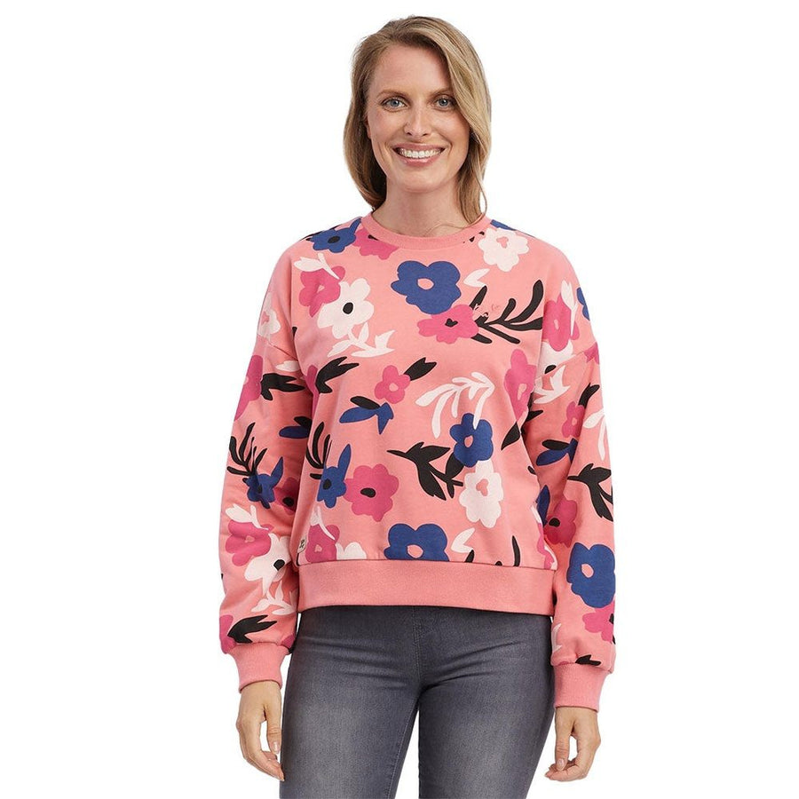 Sudadera de mujer con estampado de flores Wuss de Ragwear. - NUM wear