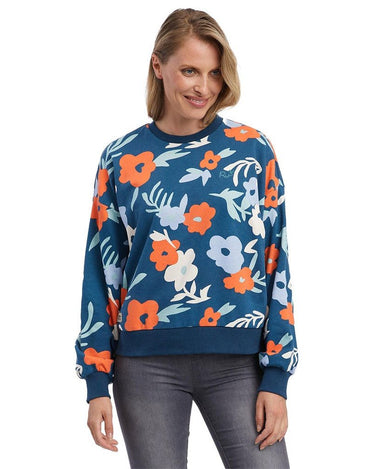 Sudadera de mujer con estampado de flores Wuss de Ragwear. - NUM wear