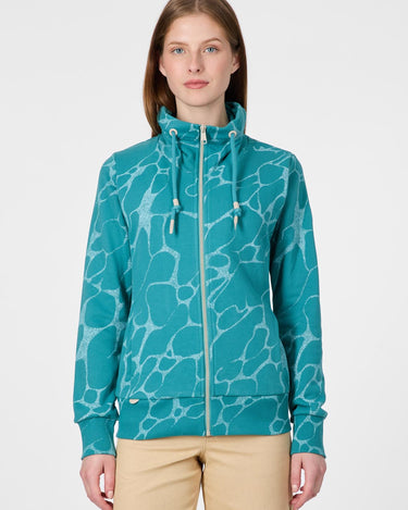 Sudadera de mujer con cremallera de Ragwear Ronette Print by ragwear