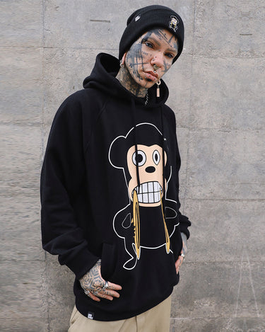 Sudadera con capucha unisex BIG LOCO Num wear Black - NUM wear